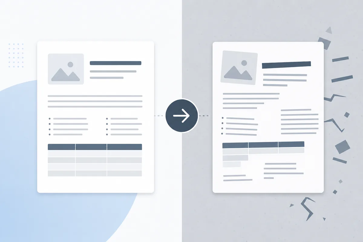 PDF to Word: What Converts Well (and What Breaks)